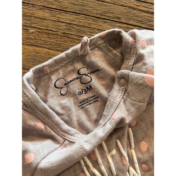 Jessica Simpson footie - 0-3m - Picture 3 of 3